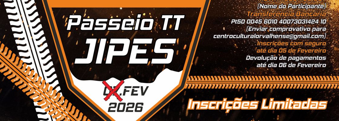 Passeio TT Jipes – Aranhóis do Asfalto (Nova data)